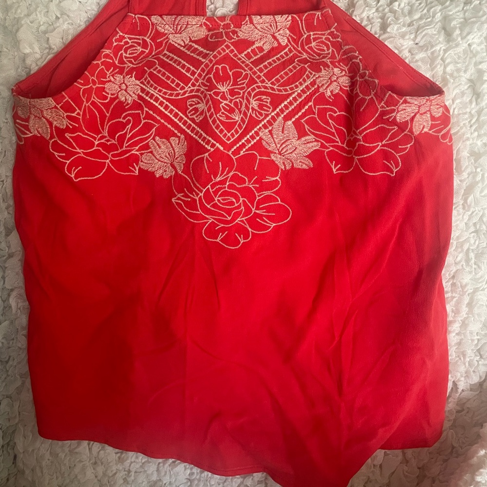 Cute red and white stickers floral. So cute just didn’t fit!
